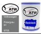 Preview: Volkswagen, Polargrau 91, 9705: 500ml Lackdose, von ATW Autoteile West.